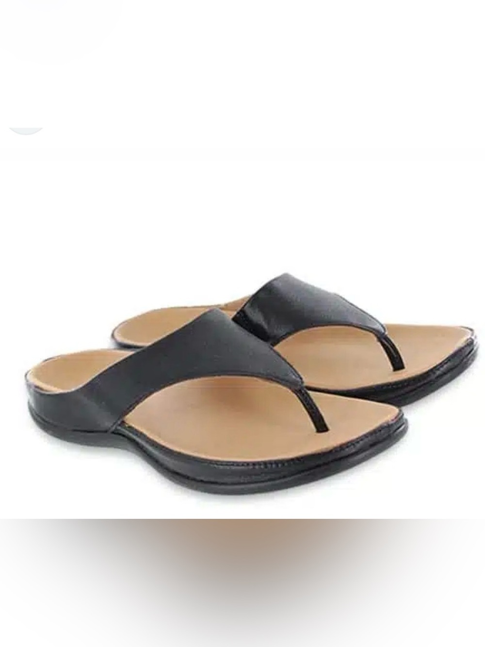 Classic Black Women's Thong Sandals